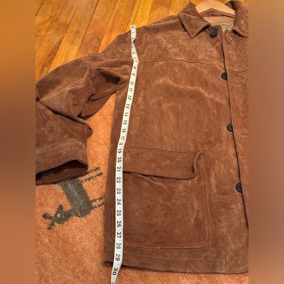 L.L bean suede leather coat. M - Picture 6 of 11